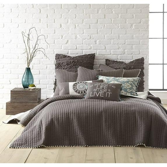 Pom Pom Slate Twin/Twin XL Quilt - Levtex Home