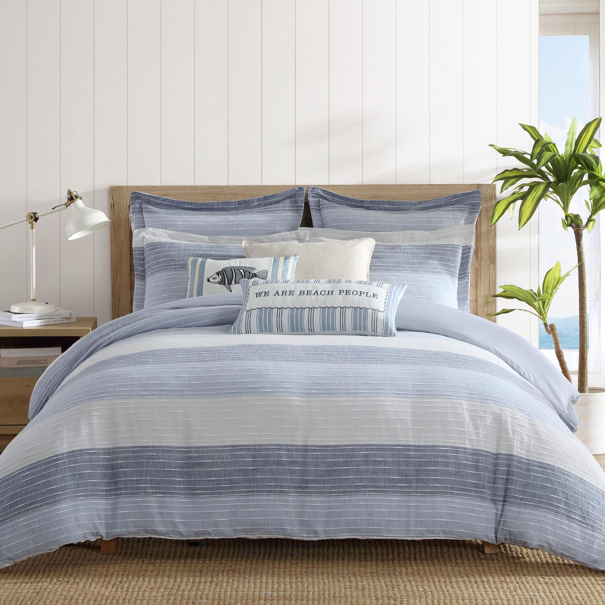 Sand Stripes Blue Duvet Set - Levtex Home