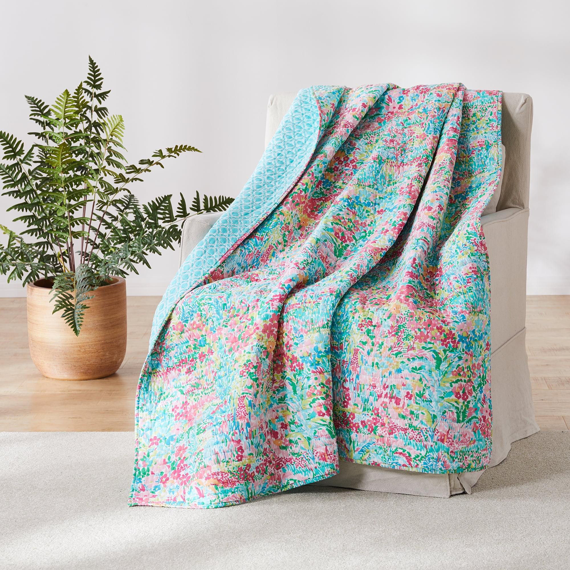 Karola Floral Quilted Throw - Levtex Home