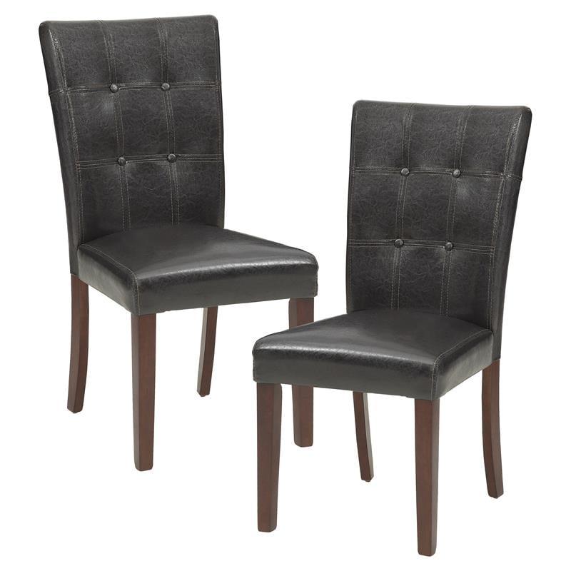 Decatur Wood Dining Room Side Chairs in Espresso (Set of 2) - Lexicon