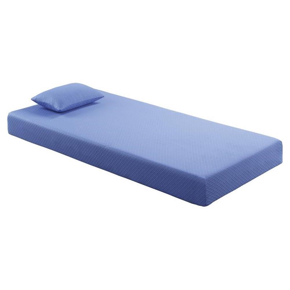 Full Blue Gel Memory Foam Mattress with Boxspring