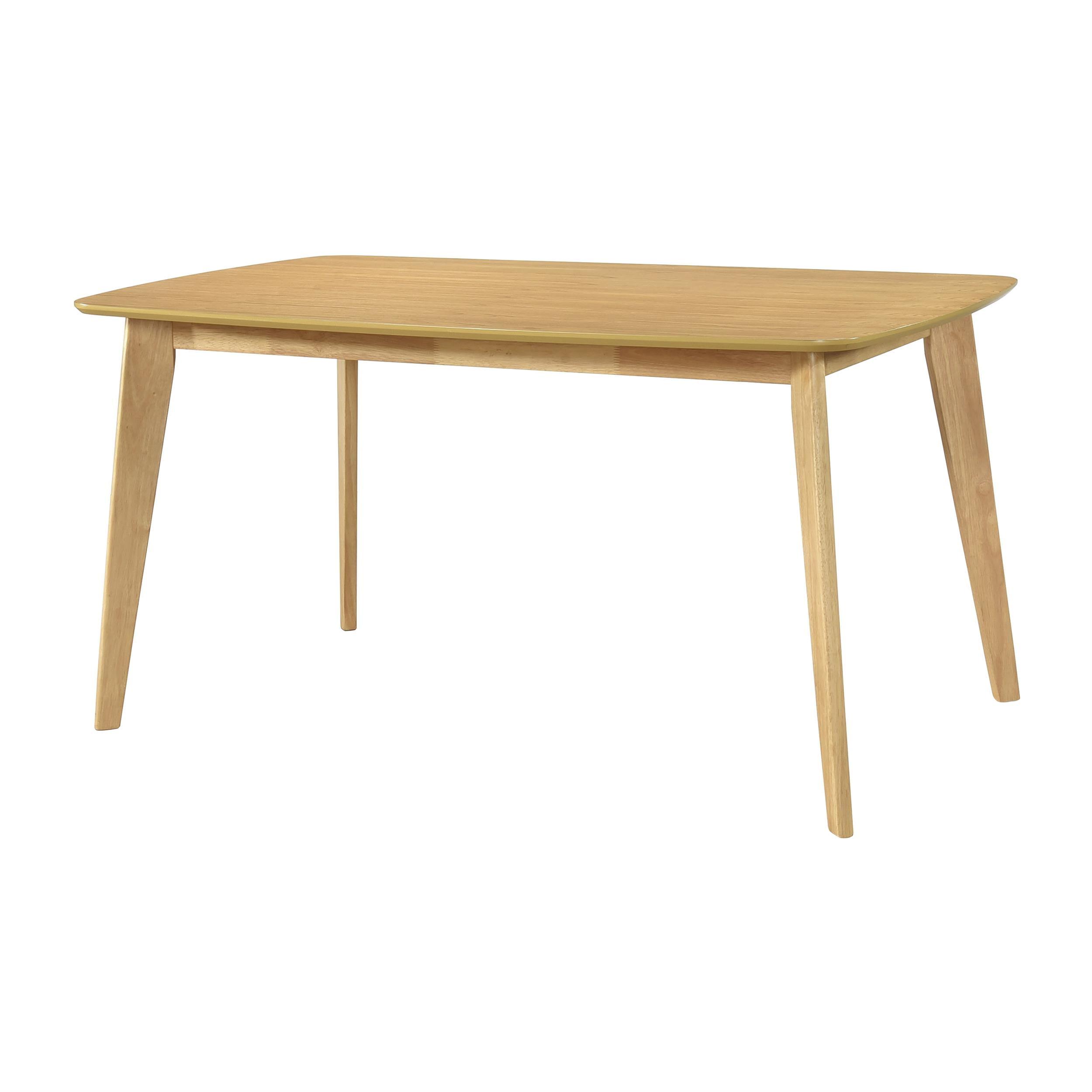 Lexicon Leawood Asian Hardwood Dining Room Table in Natural oak