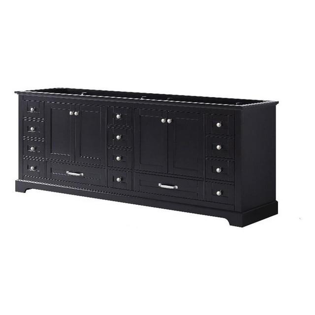 Lexora Dukes 84" Double Bathroom Vanity Base Only