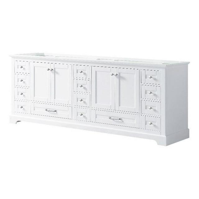Lexora Dukes 84" Double Bathroom Vanity Base Only