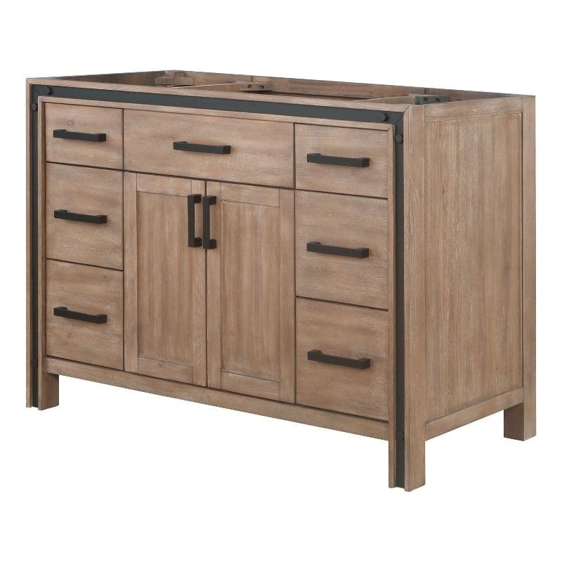 Ziva 48" Rustic Barnwood Single Bathroom Vanity