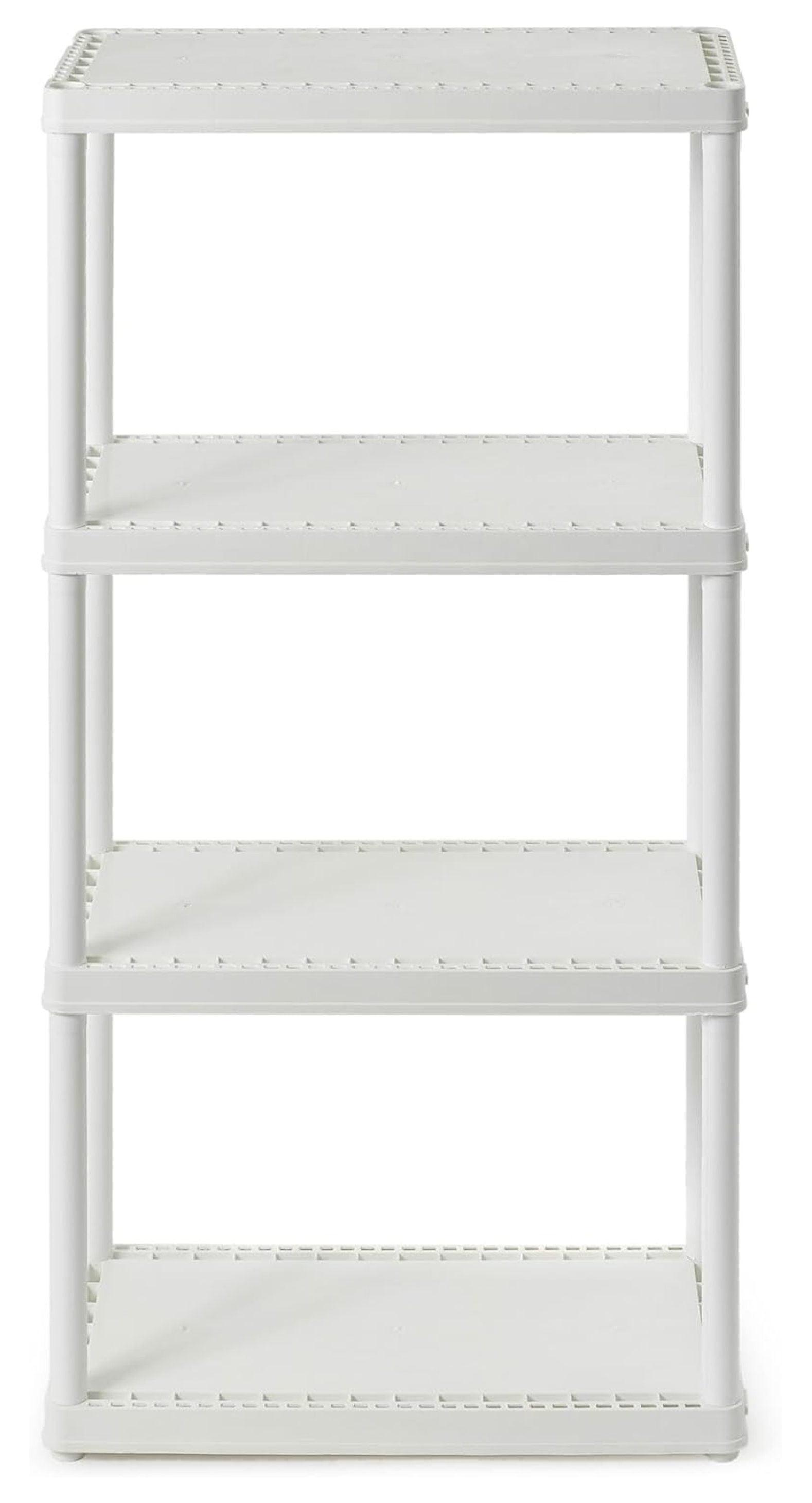 White 4-Shelf Kids Storage Organizer