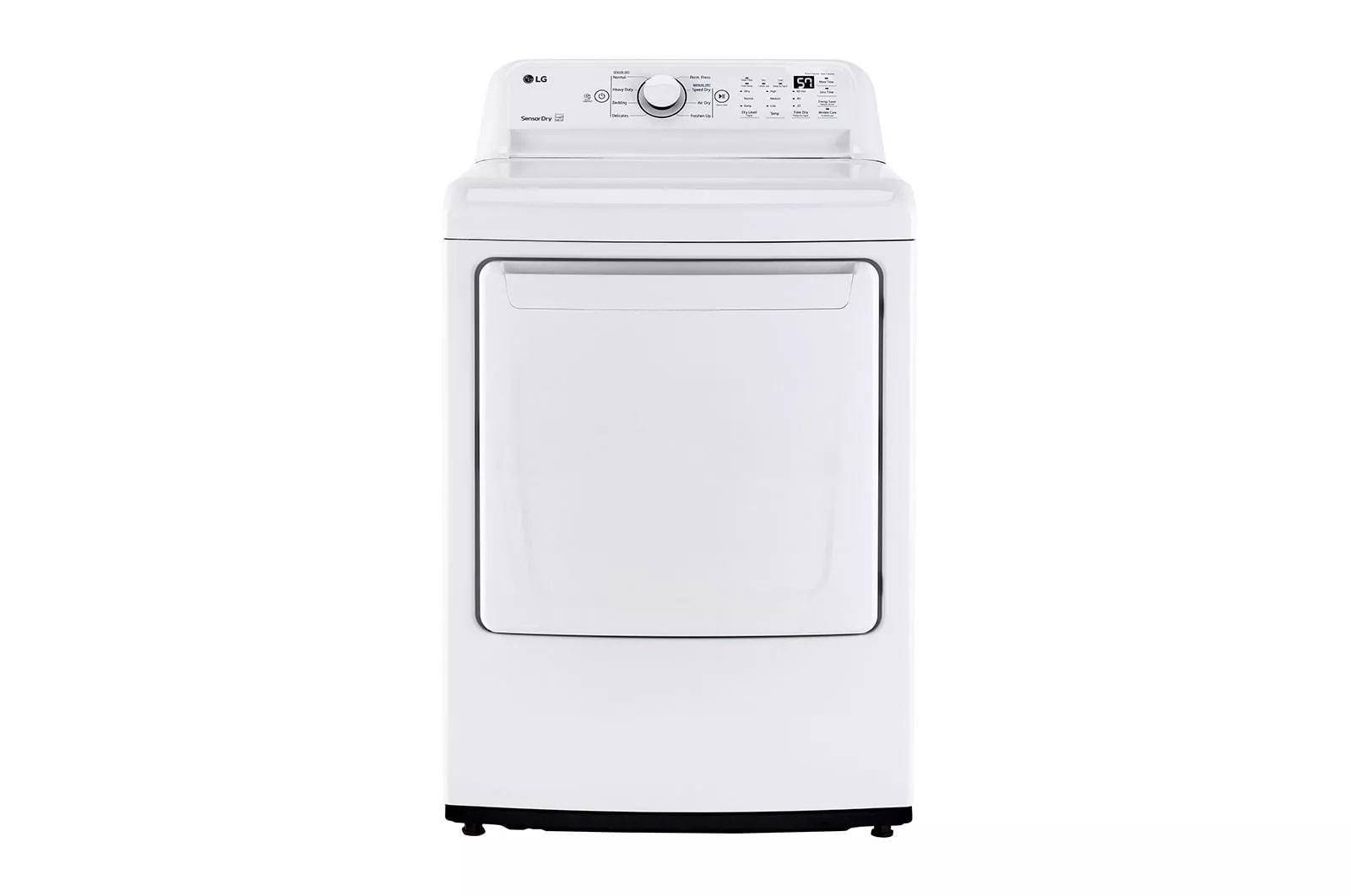 7.3 Cu. Ft. White Electric Dryer with Sensor Dry Technology