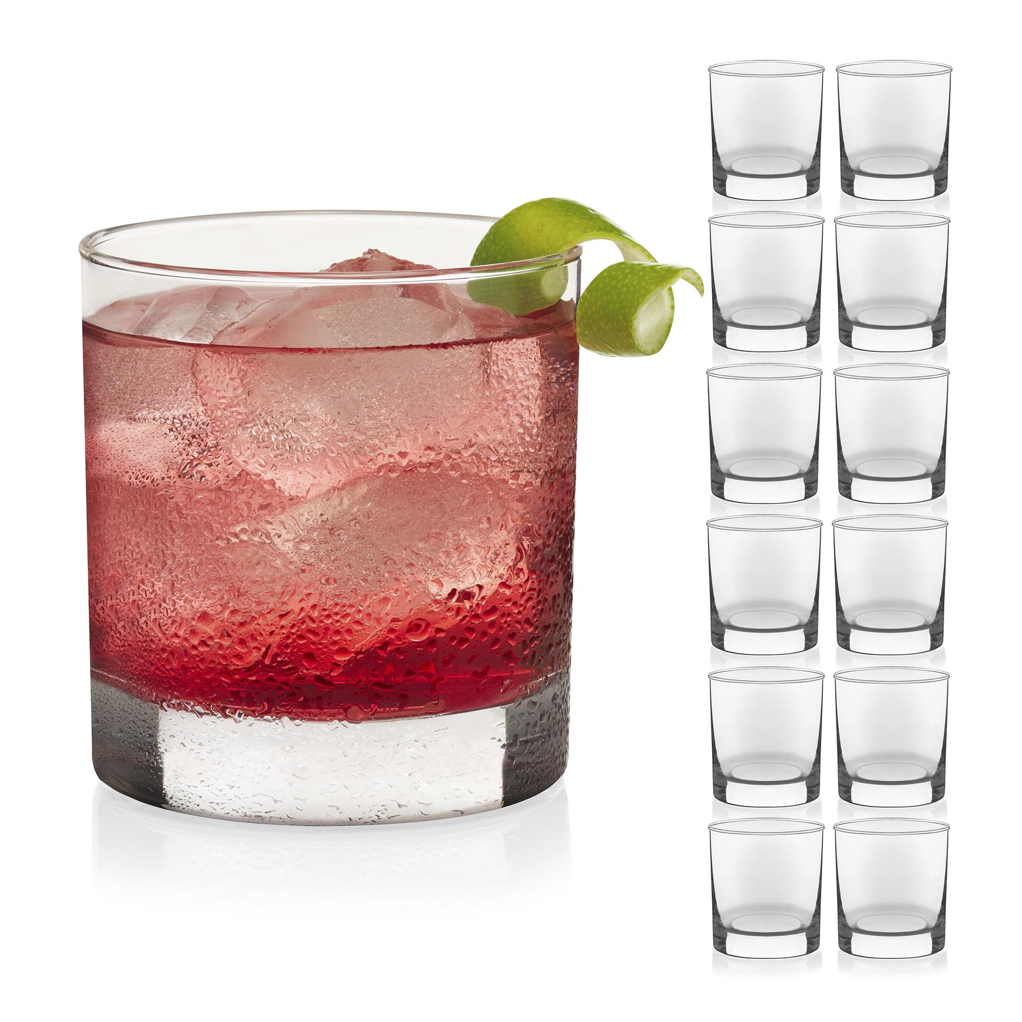 Libbey Heavy Base Rocks Cocktail Glasses, 11 ounce, Set of 12