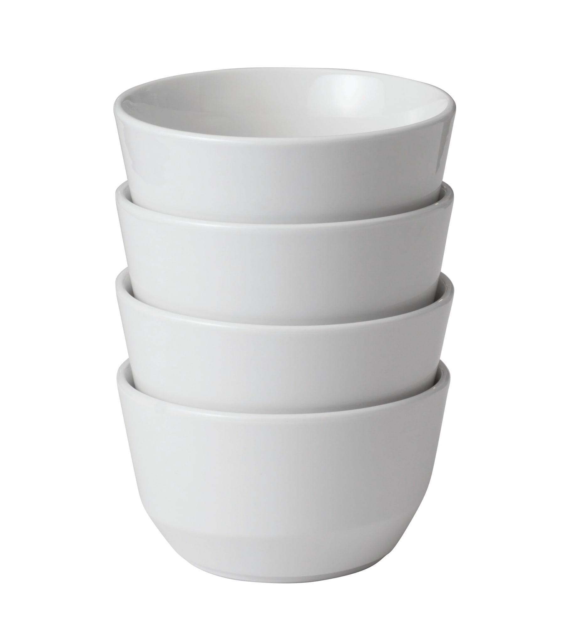 Austin Libbey 28-Ounce Porcelain Soup Salad Bowl, Set Of 4