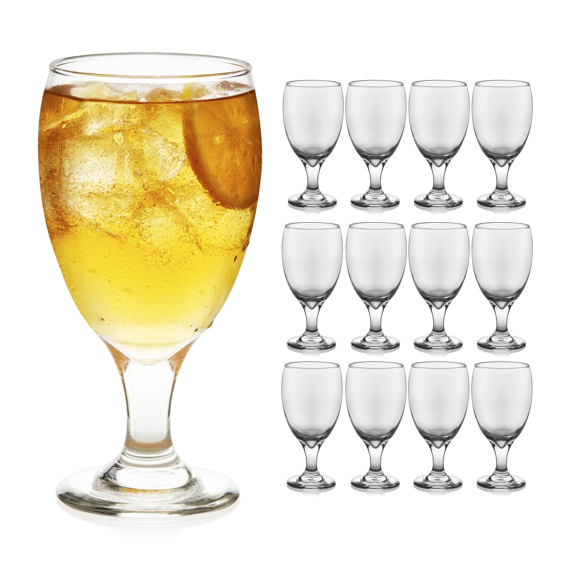 Libbey Classic Goblet Party Glasses, Set of 12