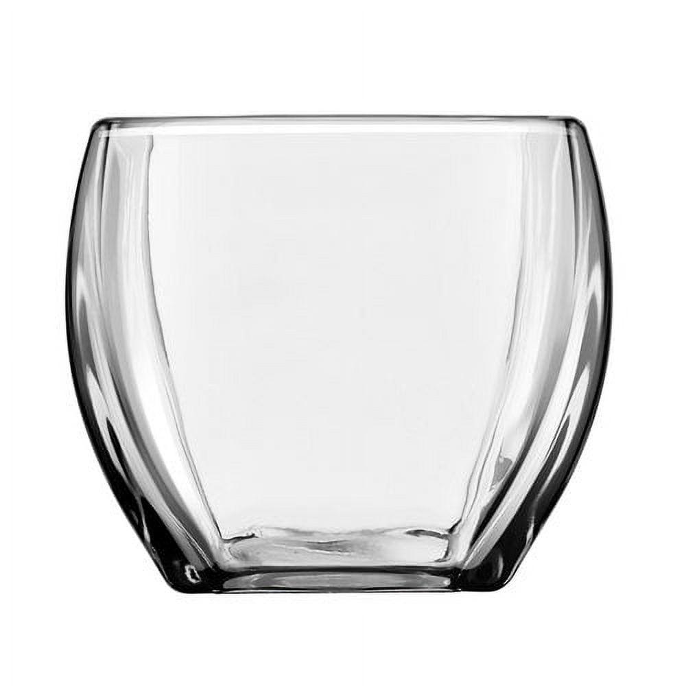 Clear Glass 4" Large Tapered Votive Holder