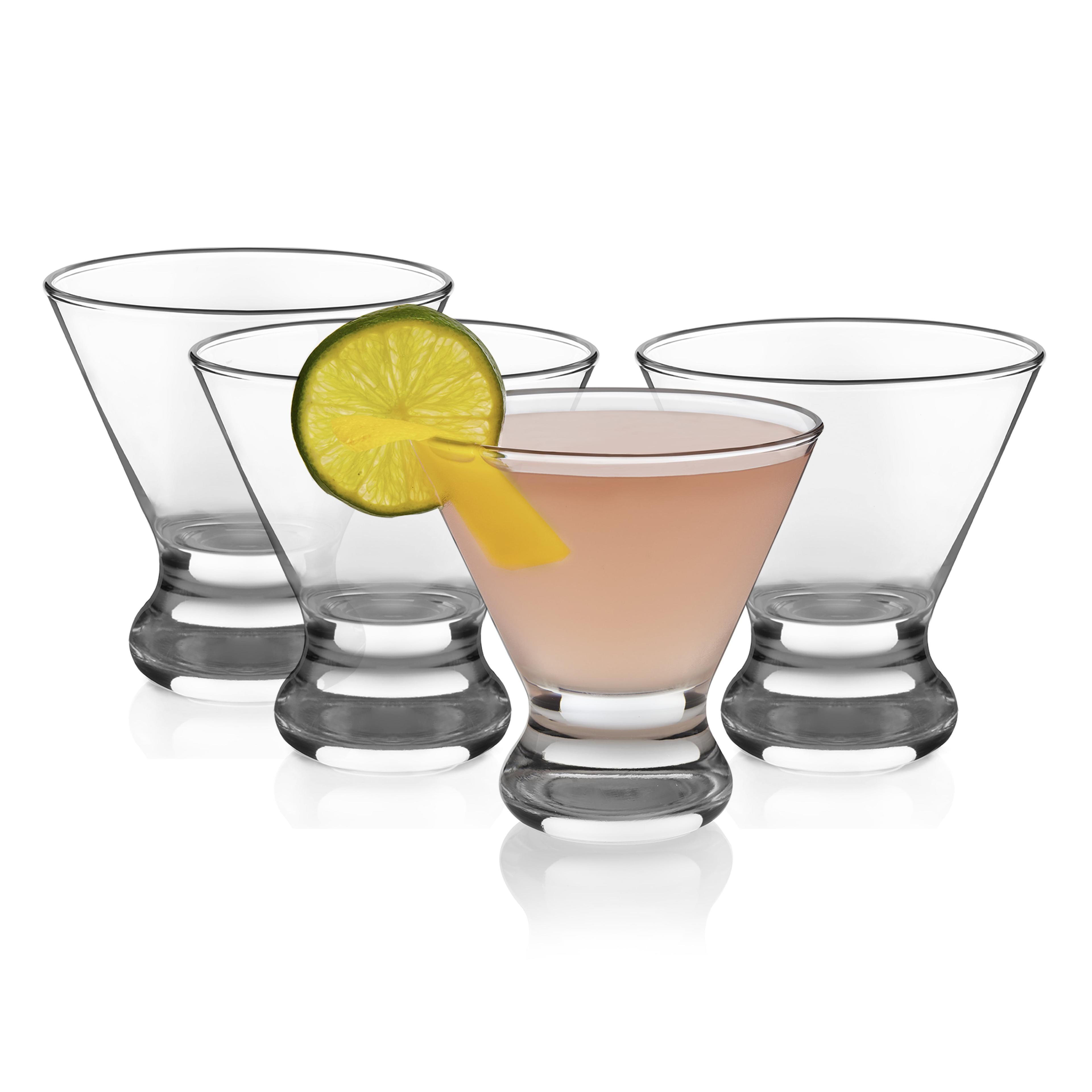 Libbey Cosmopolitan Martini Glasses, 8.25 ounce, Set of 4