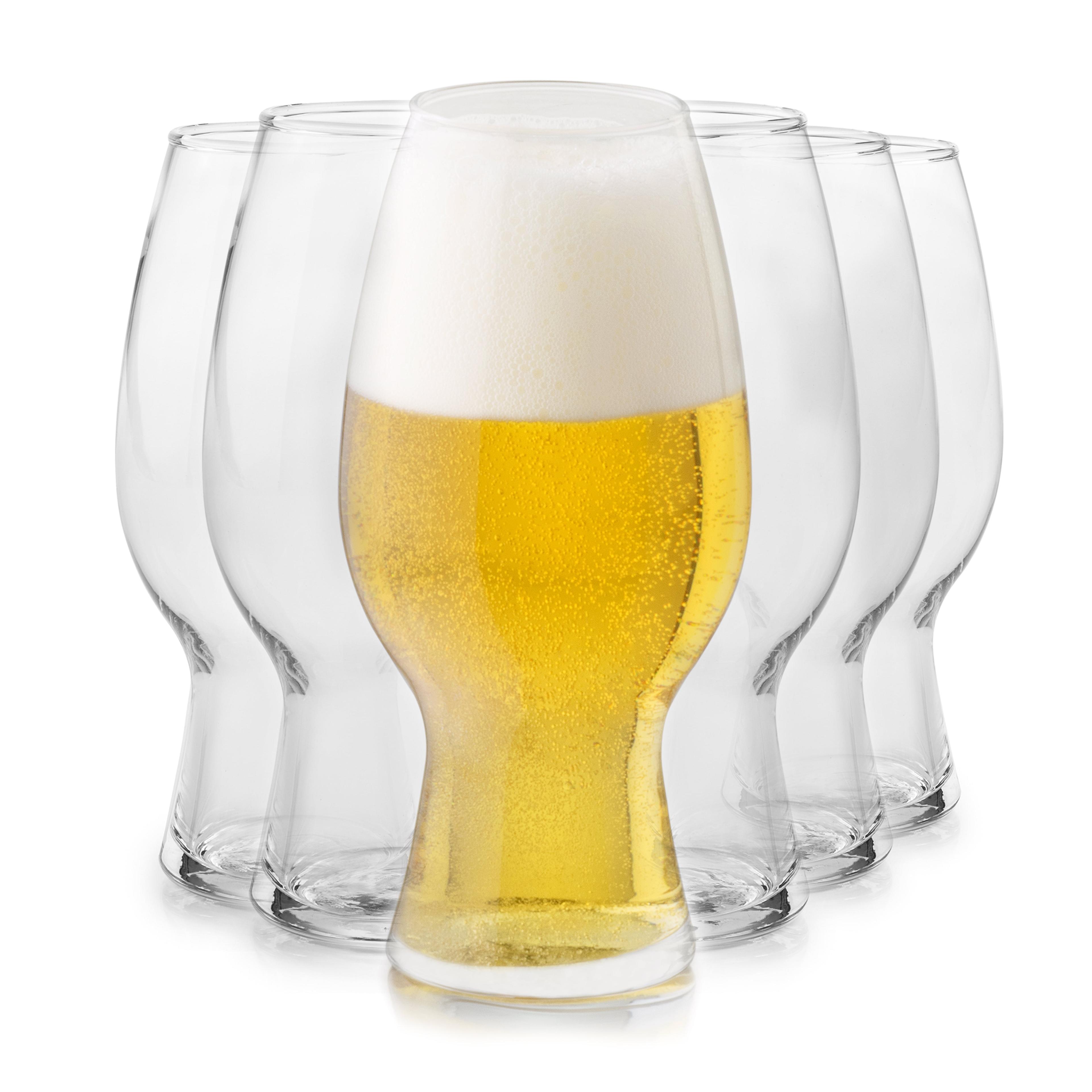 Libbey Entertaining Essentials Craft Beer Glasses, 20.8 ounce, Set of 6