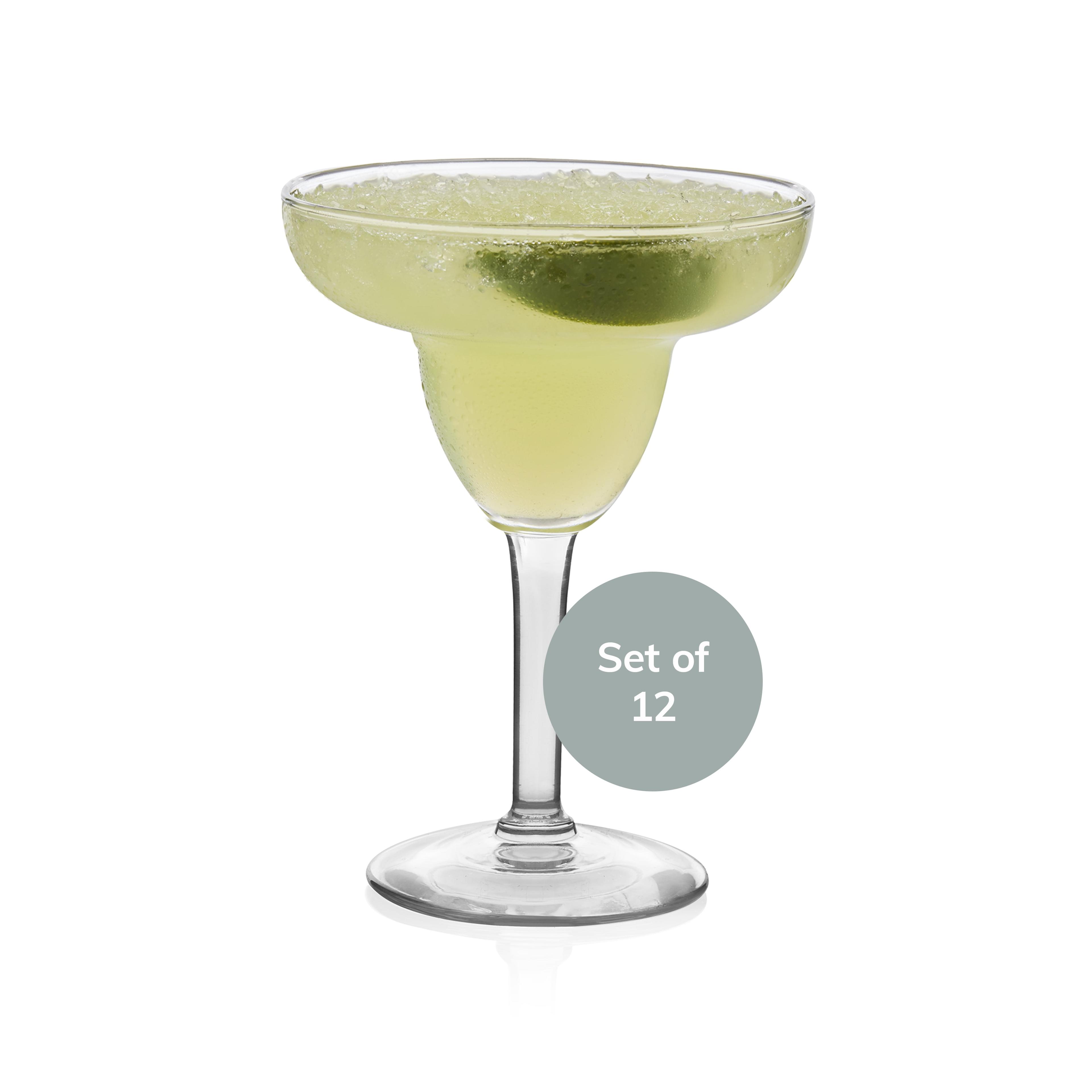 Libbey Margarita Party Glasses, 9 ounce, Set of 12