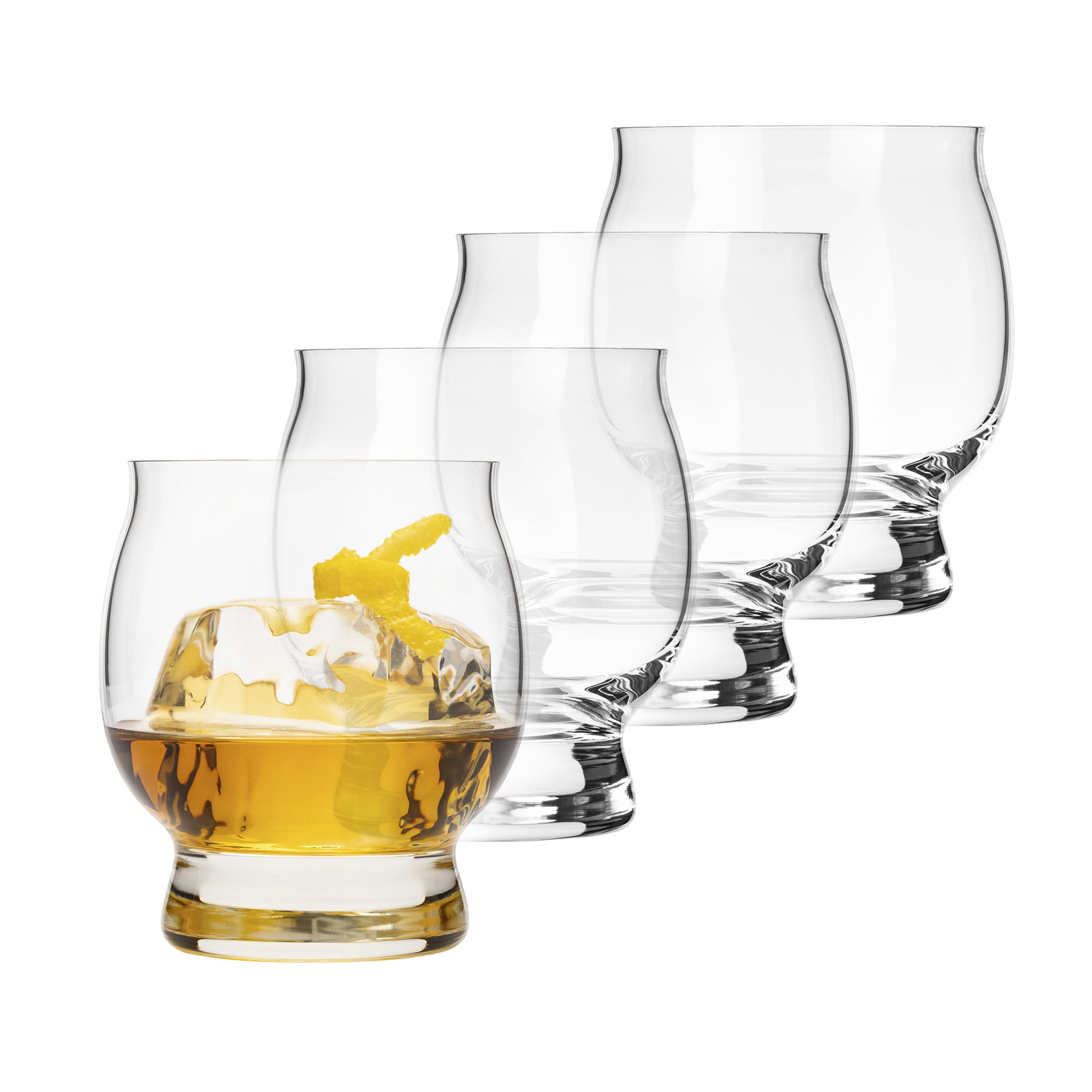 Libbey Signature-Stratford Kentucky Bourbon Trail Whiskey Cocktail Glass, 13.5-Ounce, Set Of 4