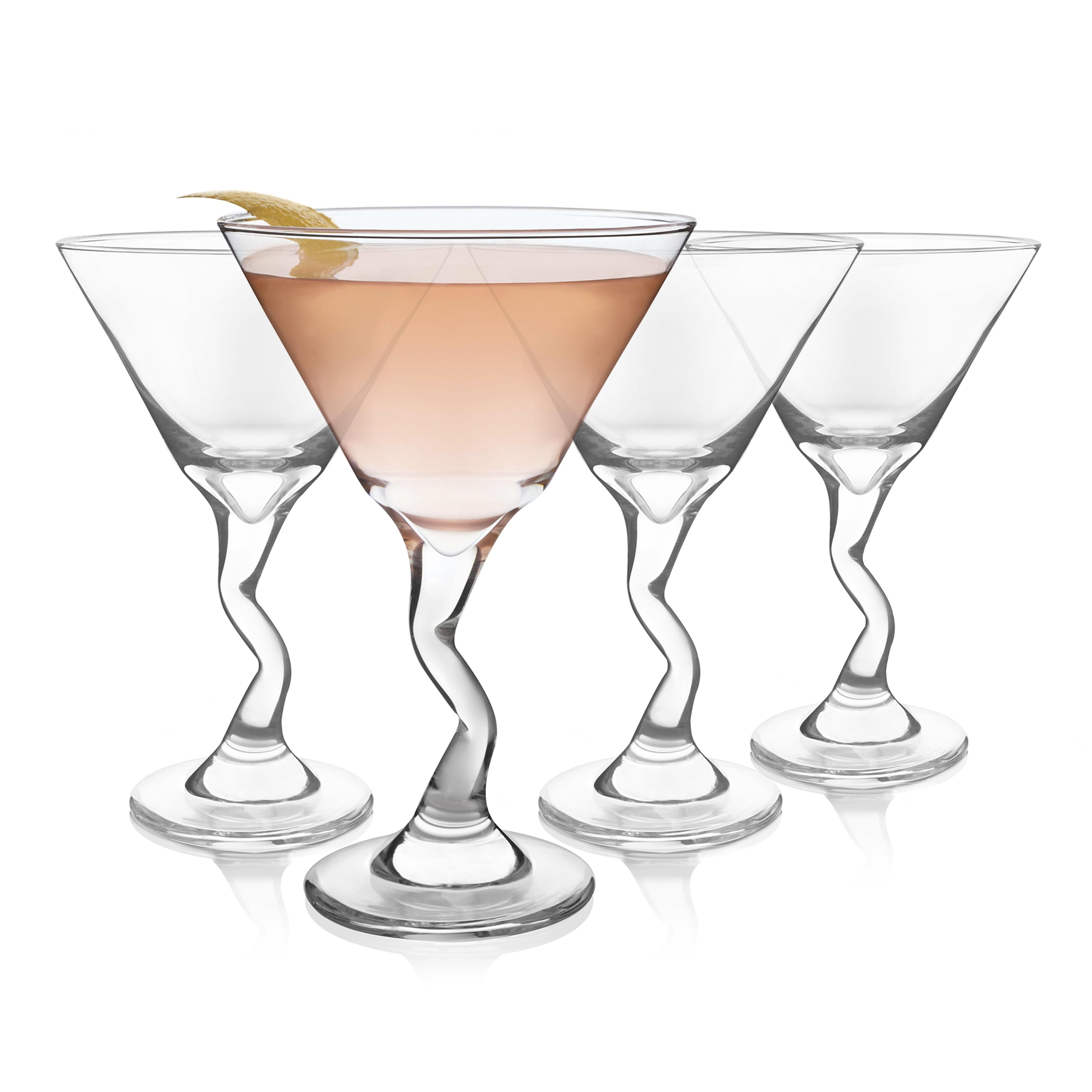 Libbey Libbey Z-Stem 9.25 oz. Martini Glasses (Set of 4)