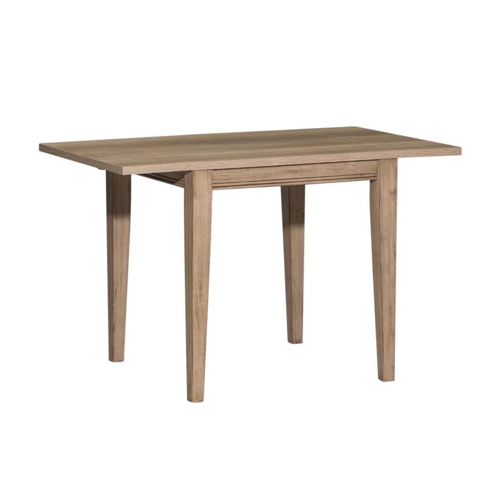 Sun Valley Transitional Brown Melamine Rectangular Dining Table