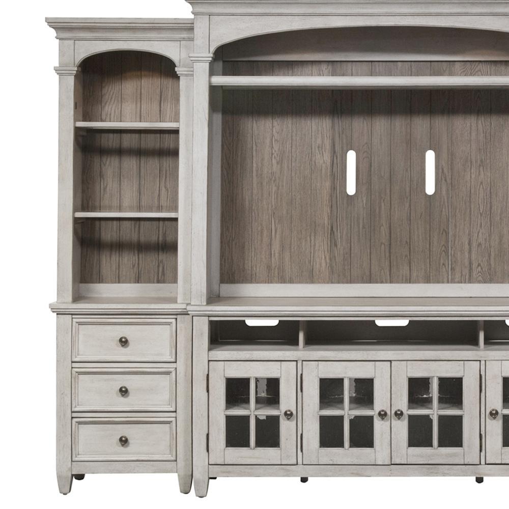 Liberty Furniture Industies, INC Heartland Left Pier in Antique White w/ Tobacco Top