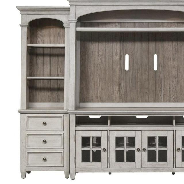 Liberty Furniture Industies, INC Heartland Left Pier in Antique White w/ Tobacco Top