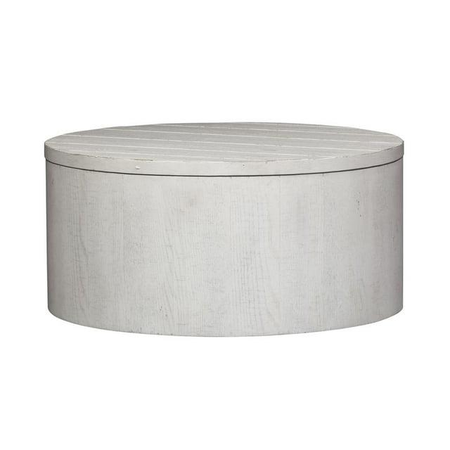 Liberty Furniture Modern Farmhouse Drum Cocktail Table