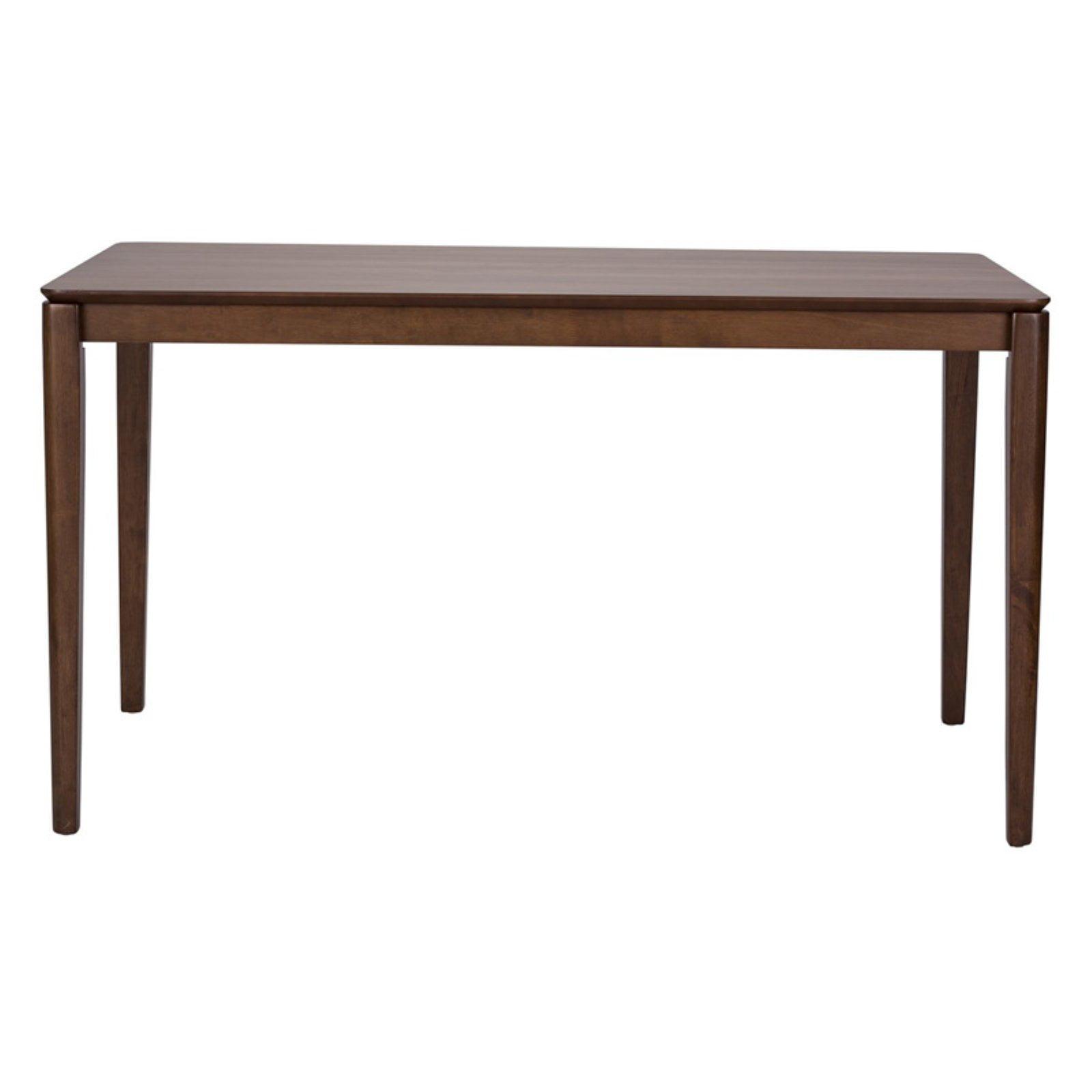 Mid-Century Walnut Rectangular Wood Dining Table