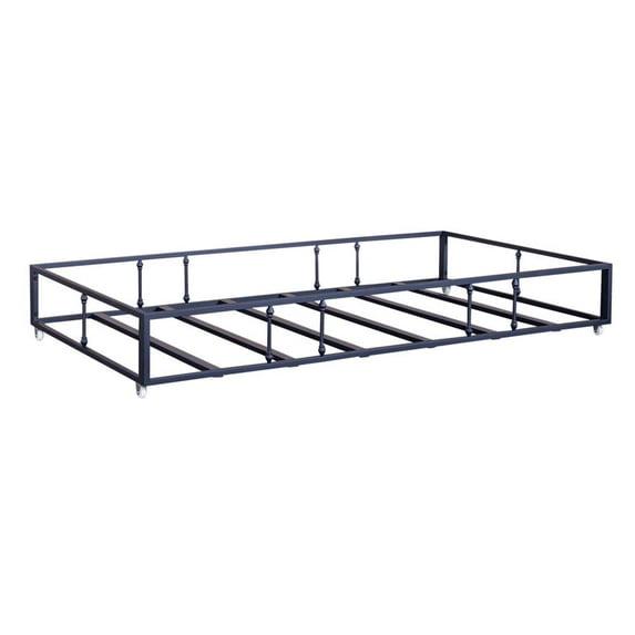 Liberty Furniture Industies, INC Vintage Series Twin Metal Trundle - Navy in Distressed Metal
