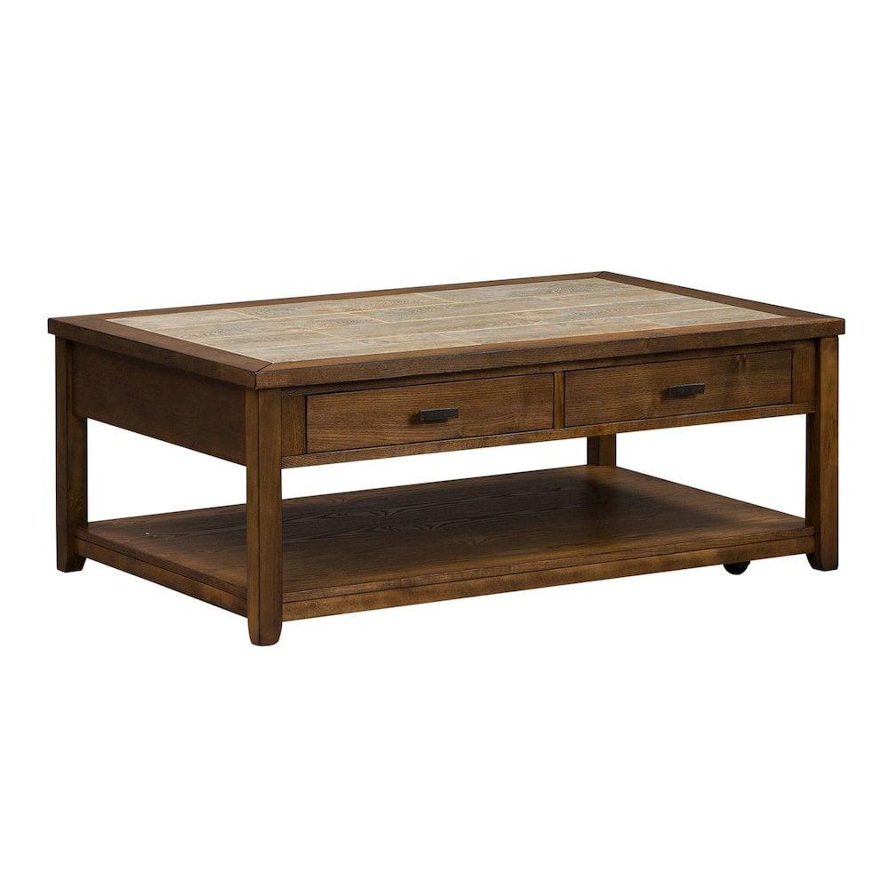 Liberty Furniture Industies, INC Mesa Valley Cocktail Table in Tobacco
