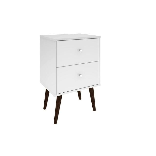 Liberty 2.0 Mid Century Modern Nightstand White - Manhattan Comfort