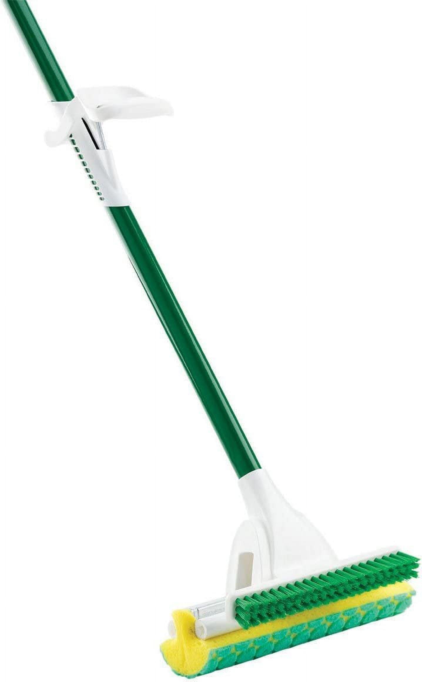 Libman Nitty Gritty Roller Sponge Mop with Scrub Brush