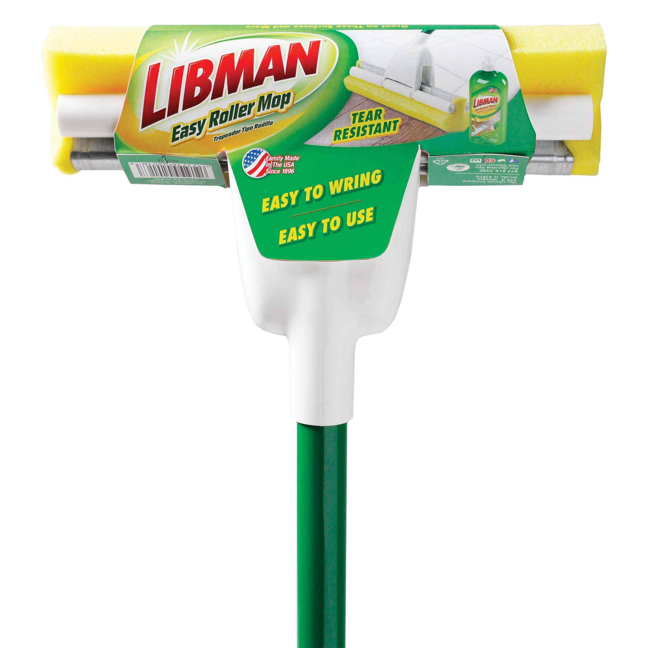 Libman Sponge Roller Mop Green Steel Handle