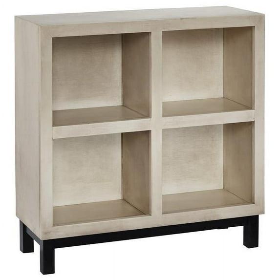 Progressive Furniture Library White Wood Accent Bookcase