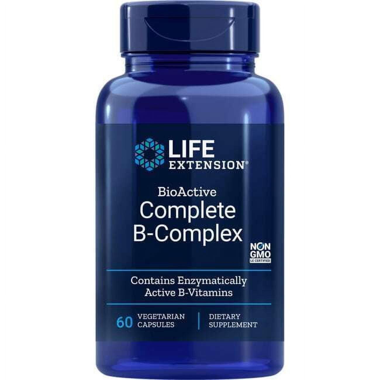 BioActive Complete B-Complex Vegetarian Capsules - 60 Count