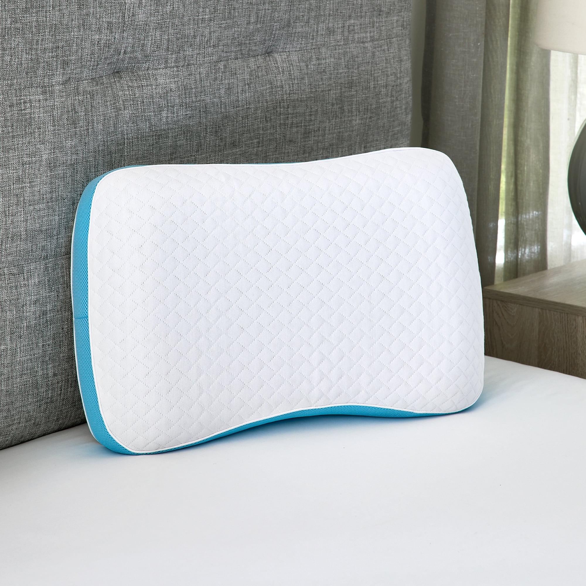 BodiPEDIC Side and Back Sleeper Gel-Infused Memory Foam Pillow