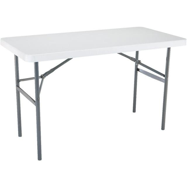 Lifetime Products 2940 Lifetime 24" X 48" White Granite Folding Table, 24 by 48