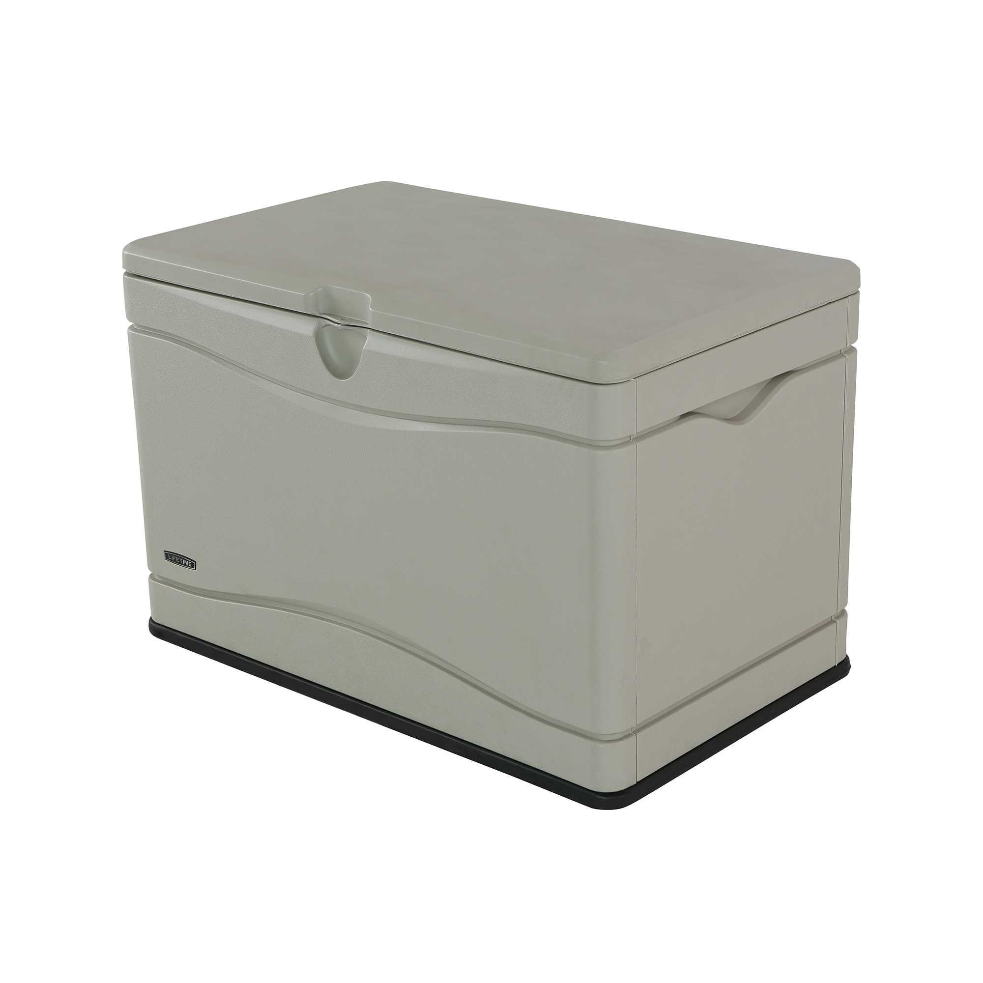 Desert Sand 80 Gallon Polyethylene Lockable Deck Box