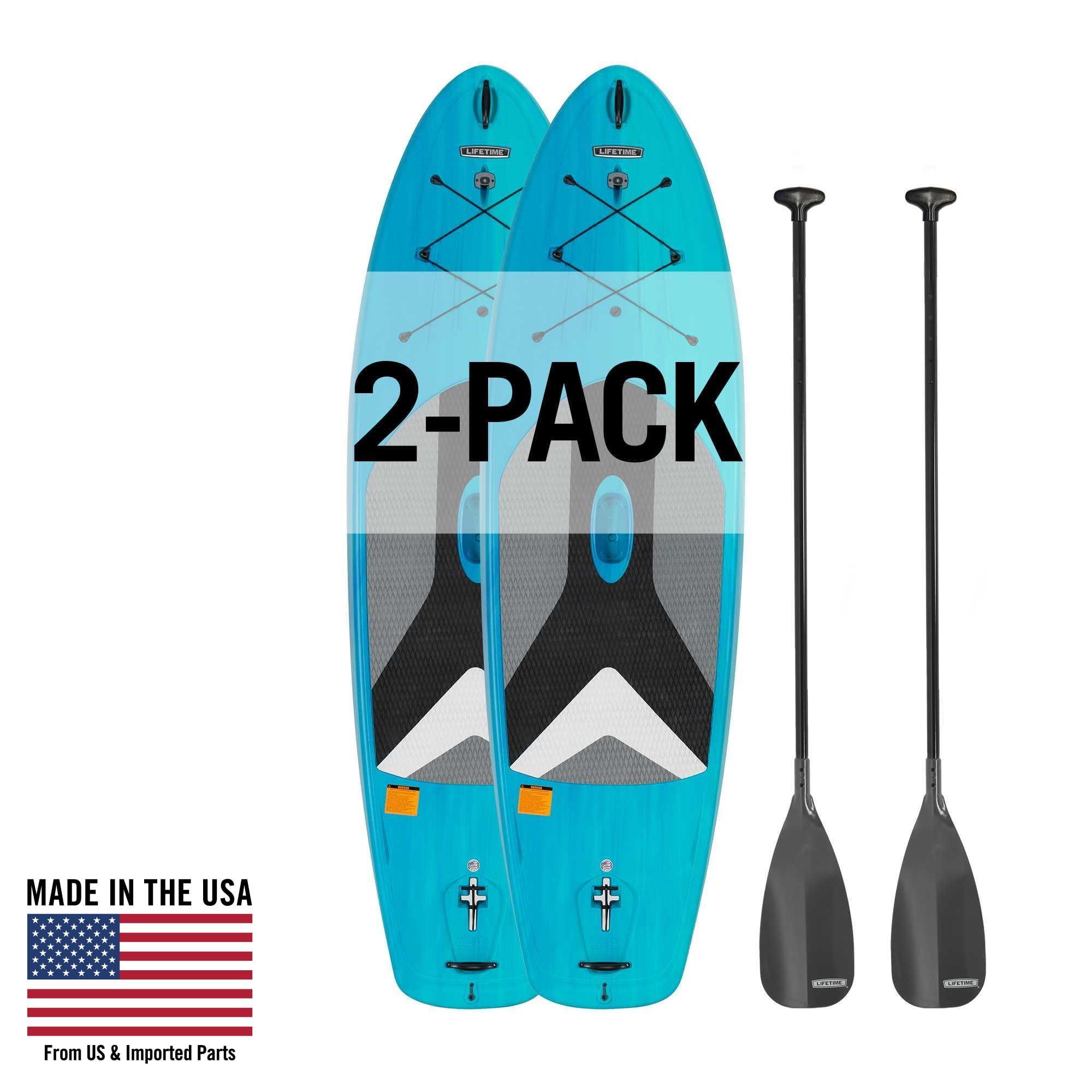 Lifetime Horizon 100 Stand-Up Paddleboard - 2 Pack (Paddles Included), Bahama Fusion - 91014