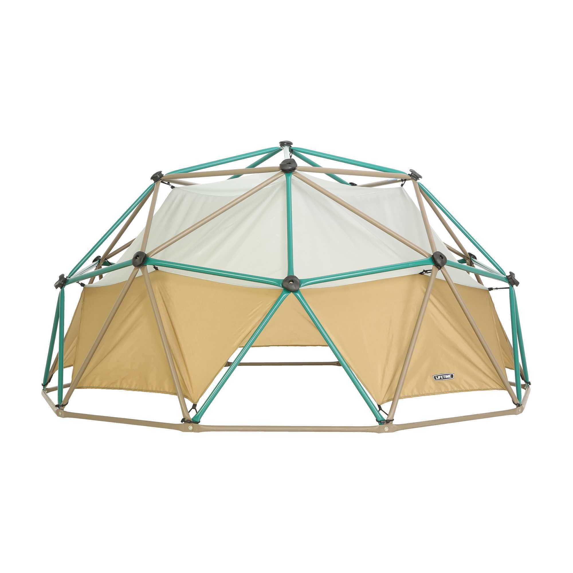 Lifetime 10 ft. Green and Brown Steel Dome Climber with Canopy