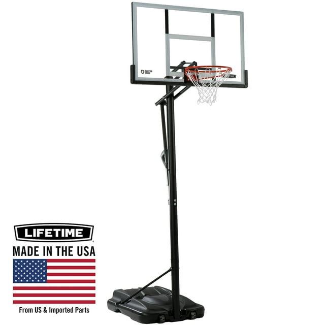 Lifetime Lifetime Height Adjustable Portable Basketball Hoop (54" Polycarbonate Backboard)