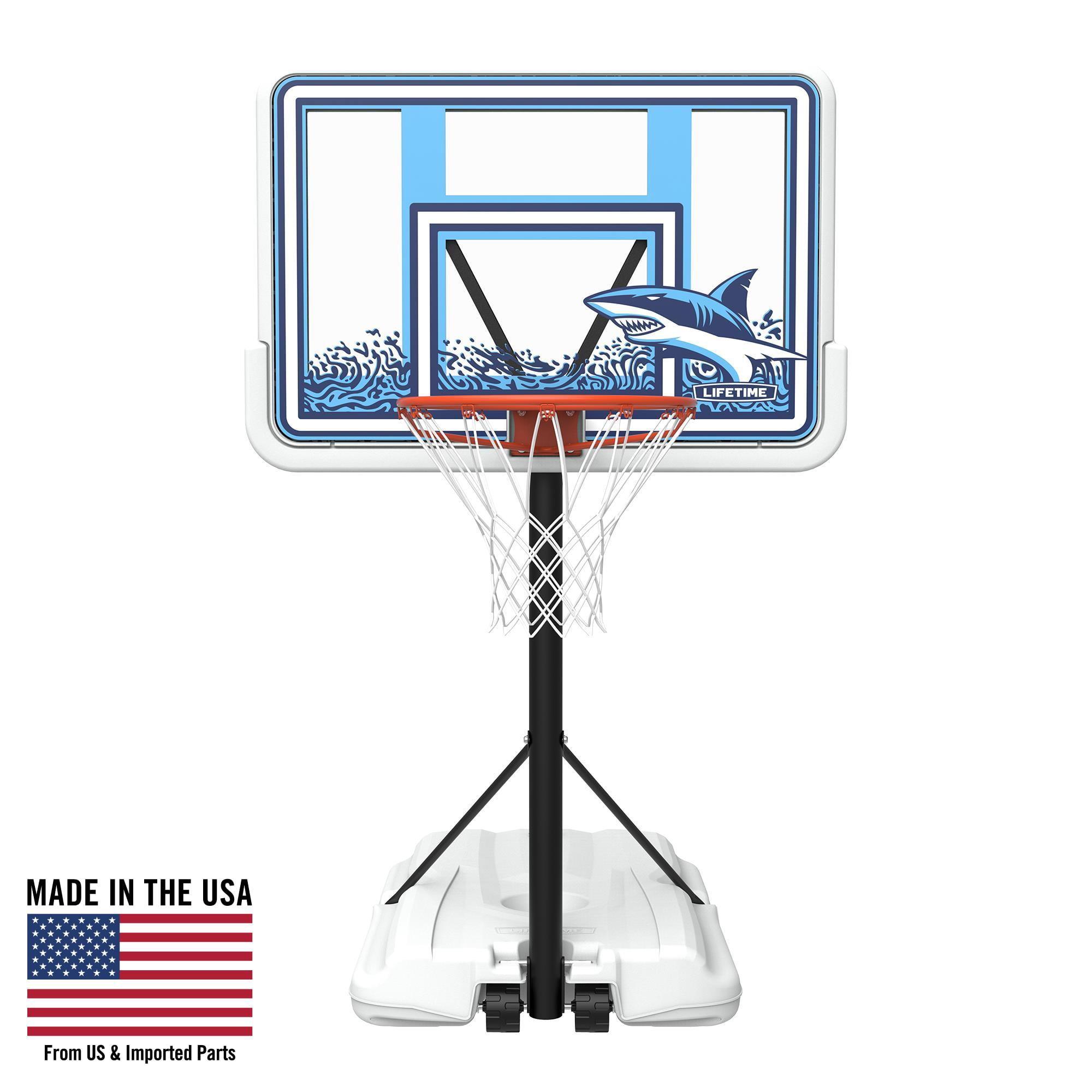 Lifetime 44" Clear Fusion Poolside Portable Hoop