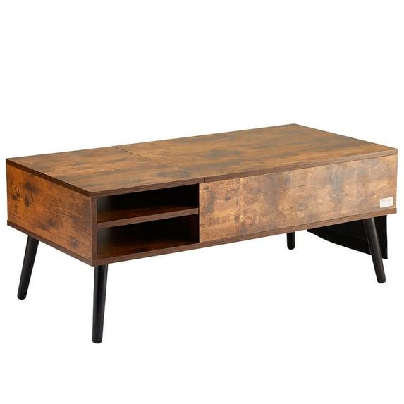 George Oliver George Oliver Lift Top Coffee Table 39.4 in Rectangle Coffee Table for Living Room Brown