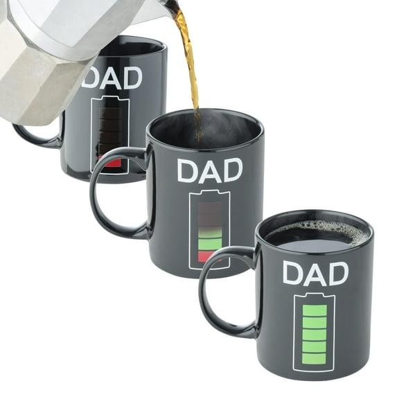 Light Autumn Changing Color Mugs - Heat Change Mug for Dad - Gifts from Daughter - Thermal Heat Activated, Battery - Dad Birthday Gifts for Dad