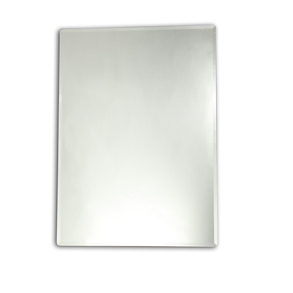 Elegant Square 28x36 Frameless Beveled Wall Mirror