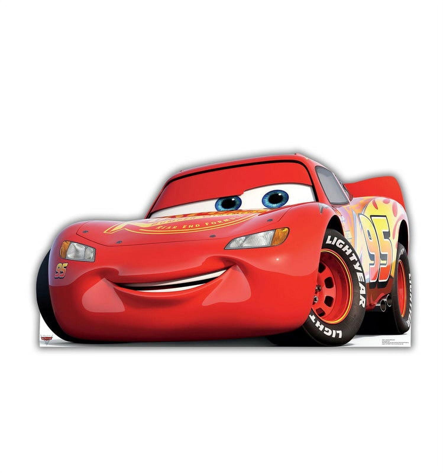 Life-Size Red Cardboard Lightning McQueen Standee