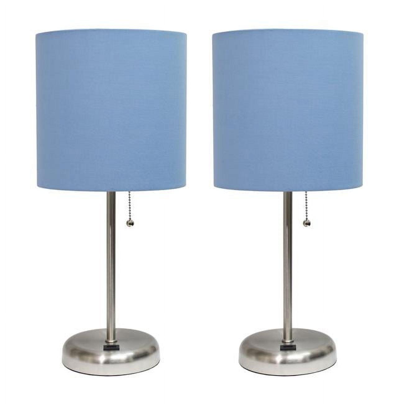 LimeLights Stick Lamp with Charging Outlet - Set of 2