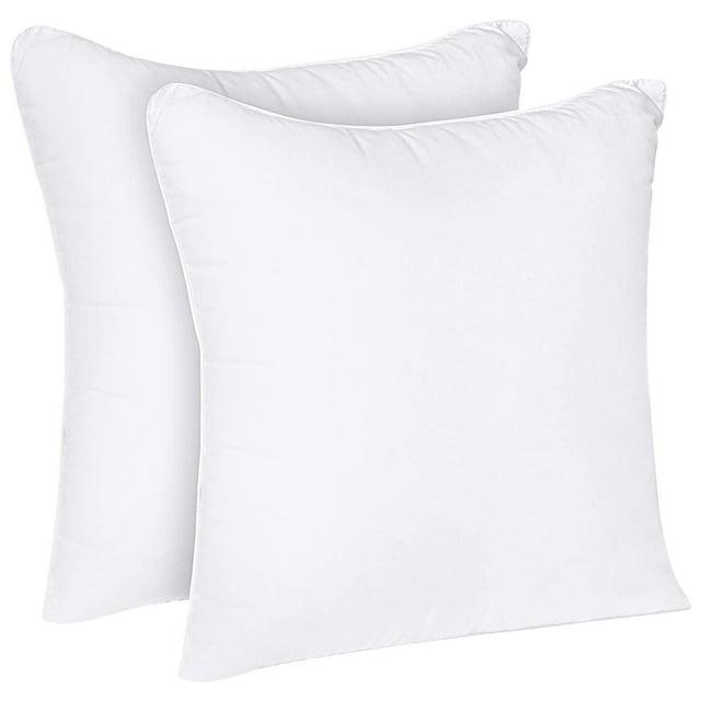 Linjieee Large Throw Pillows for Couch 24x24 2-Piece Non-woven Pillow Core Substitute Polyester Square Pillow Core