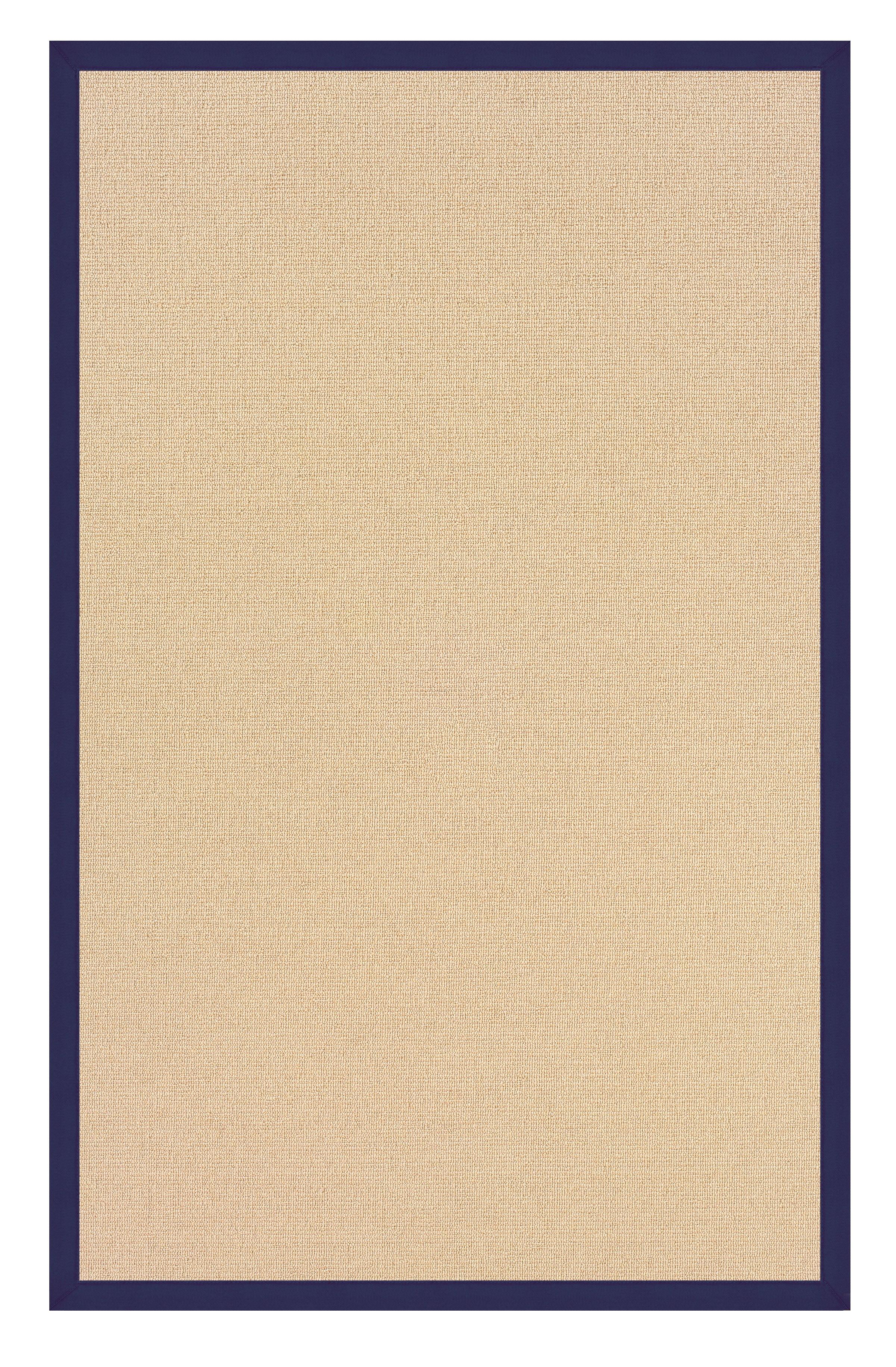 Linon Athena Natural & Blue 5x8, Rug