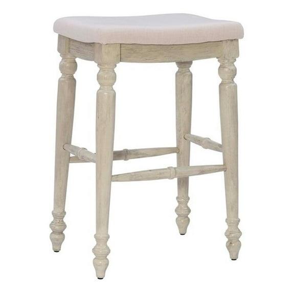 Kelly Clarkson Home Jordyn Backless Upholstered Wood Counter & Bar Stool
