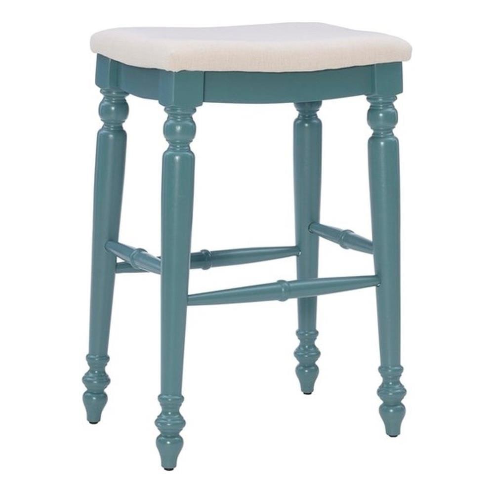 Jordyn Backless Upholstered Wood Counter & Bar Stool