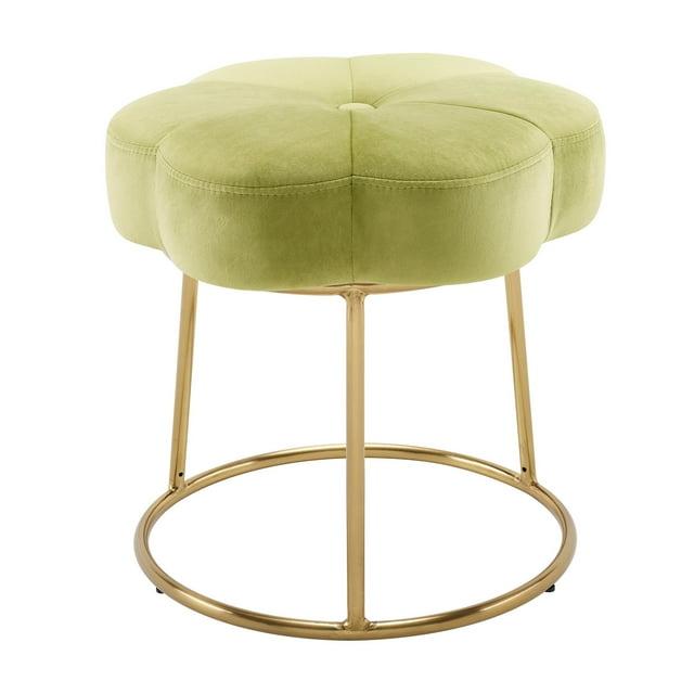 Ciara Flower Cushioned Vanity Stool