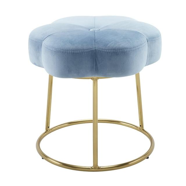 Ciara Flower Cushioned Vanity Stool